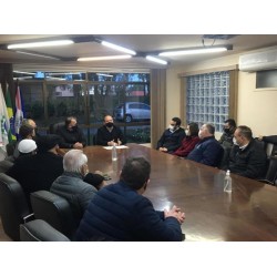 Deputado Ricardo Barros manteve contato com prefeito Maurício Rivabem em Campo Largo